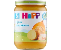 HiPP BIO kartoms moliūgų su obuoliu ir kalakutiena vakarienė 190 g