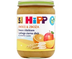 HiPP BIO kartoms Vaisiai su pilno grūdo koše po 5 mėnesio, 190g