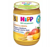 HiPP BIO kartoms Vaisiai su pilno grūdo koše po 5 mėnesio, 190g