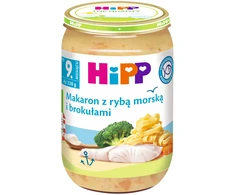 HiPP BIO kartoms vakarienės makaronai su jūros žuvimi ir brokoliais 220 g