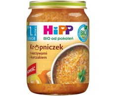 HiPP BIO Krupniczek Vegetables Vištiena 250g Po 1 metų Vaikams