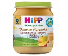 HiPP Bio Manų kruopų košė su mangų obuoliais ir abrikosais po 9 mėnesio, 200 g