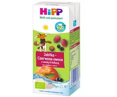 HiPP BIO Obuoliai - Raudoni vaisiai su šaltinio vandeniu BE CUKRAUS 200ml po 1 metų