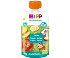 HiPP BIO obuolių-bananų-mango-kokoso putėsiai su OWS po 6 mėn., 100g