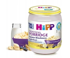 HiPP BIO Śniadanko Owsianka košė Bananų mėlynių 10m 160g S