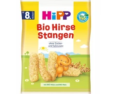 HiPP BIO sorų ir kukurūzų traškučiai iš Vokietijos