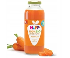 HiPP BIO sultys 100% tiesiogiai spaustos sultingos morkos