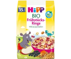 HiPP BIO Traškūs kelių grūdelių žiedai nuo 15 mėnesio 120 g
