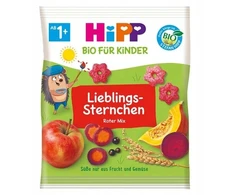 HiPP BIO vaisių ir daržovių žvaigždės traškučiai