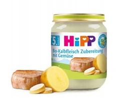 HIPP BIO VERŠIENOS BULVIENĖS PASTABOS 5m 125g MAISTINĖ VAKARIENĖ