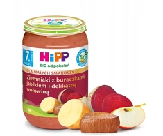 HiPP Bulvės su švelnia jautiena BIO 220g po 7 mėn