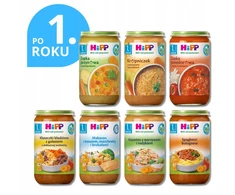 HiPP indai VAKARIENĖ po 1 metų MIX STIALINIAI 250g x7