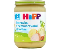 HiPP vakarienė Troškinys su bulvėmis ir triušiena po 5 mėnesių 190 g