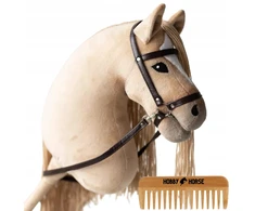 HOBBY HORSE A4 ARKLIO GALVA ARKLĖ ANT ARKLOS LAZDOS SU mantele Šukinimui