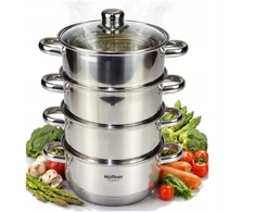 Hoffner STEAMER POT STEAMER 2 L POT INDUKCINIAI DUJINIAI