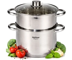Hoffner STEAMER POT STEAMER 3 L POT INDUKCINIAI DUJINIAI