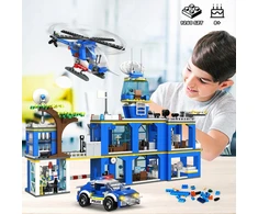 Hogokids BLOKŲ POLICIJOS NUOSTATOS LĖKTUVO LĖKTUVO BUTTERCYCLE POLICIJOS AUTOMOBILIŲ KALĖJIMO DOVANA 1260×