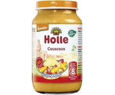 Holle BIO indelis kuskuso su daržovėmis ir vištiena 220g kūdikiams