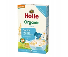 Holle Bio Junior muslis su kukurūzų dribsniais 10m+