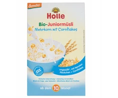 Holle Bio Junior muslis su kukurūzų dribsniais 10m+