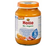 HOLLE BIO Morkos su bulvėmis ir jautiena