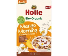 HOLLE MUSLI SU MANGO NUO 1 METŲ DEMETER BIO BE PRIDĖTO CUKRAUS 200g