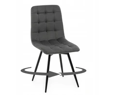 Home Design ARCO VELVET GRAY MINŠTA SUKAMOJI KĖDĖ SVETAINEI VALGOMAI