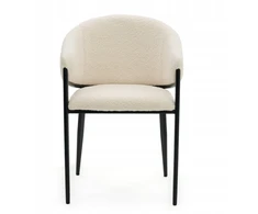 Home Design BOUCLE TEDDY MINKŠTA KĖDĖ SVETAINEI, VALGOMAI, MODERNAUS GLAMURAS