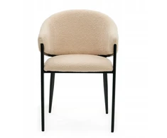 Home Design BOUCLE TEDDY MINKŠTA KĖDĖ SVETAINEI, MODERNAUS GLAMOUR