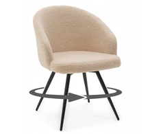 Home Design BOUCLE TEDDY MINŠTA SUKAMA KĖDĖ SVETAINEI MODENA, TAMSIAI BEIGE