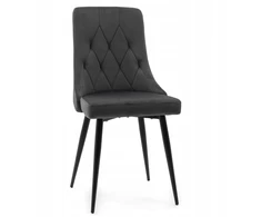Home Design CAREN Pilkas VELUIRU MINŠTA KĖDĖ
