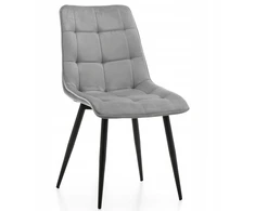 Home Design CHIC LIGHT Pilkas VELUR UUPminkšta kėdė