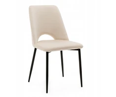 Home Design GLAMOUR BEIGE MINŠTA AKSOMINĖ KĖDĖ SVETAINEI VALGOMUI