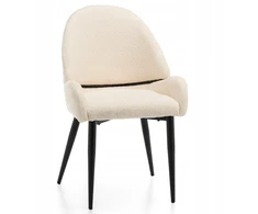 Home Design GLAMOUR MINKŠTA KĖDĖ VALGAMOJO SVETAINĖ BOUCLE BERGAMO ŠVIESI BEIGE