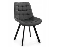 Home Design GLAMOUR TORI GRAY MINŠTA AKSOMINĖ KĖDĖ SVETAINEI VALGOMOSIAI