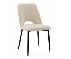 Home Design MINKŠTA KĖDĖ SVETAINEI, GLAMOUR, BOUCLE ECRU AUDINIS, BEGE