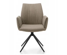 Home Design MINKŠTO AUDINIO KĖDĖ, SAWANA TIPO, MODERNAUS GLAMŪRAS SVETAINEI, Smėlio spalvos
