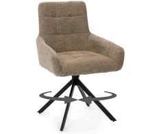 Fotelis Home Design MINŠTA SUKAMA ŠENILĖ KĖDĖ SVETAINEI FUNO BEIGE