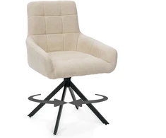 Home Design MINŠTA SUKIAMA ŠENILĖ KĖDĖ SVETAINEI FUNO CREAM