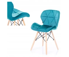 Homede STYLOWE Kėdė TAPICEROWANE DO SALONU BIURA JADALNI WELUROWE LOFT VINTAGE
