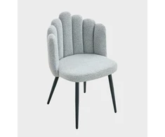 Homla Luxe Pilkas valgomojo kėdė – modernus komfortas elegantiškame dizaine