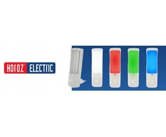 HOROZ Lampka Nocna Wtykowa LED 0,4W DORA Mix Barw (Baltas/Czerw/Ziel/Nieb)