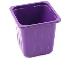 Hortes Kvadratinis daigų vazonėlis 6.5x6.5x7cm šviesiai violetinis