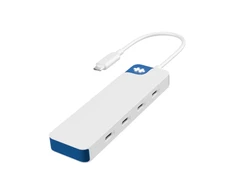 Targus Hyper HyperDrive Flex 4 Port USB-C Hub, Baltas/Mėlyna | HD5201BUGL