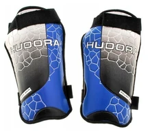 Hudora Power Grip futbolo apsaugai, mėlyni ir balti, 71567
