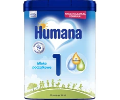 HUMANA 1 HMO PIENO MILTELIAI kūdikiams SU DHA NUO GIMIMO 750 g