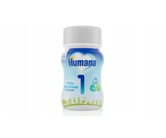 Humana 1 skystas pienas naujagimiams, paruoštas naudoti, 24 x 90 ml