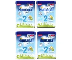 Humana 2 Probalance HMO 750g po 6 mėn x 4 vnt.