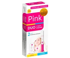 Hydrex Diagnostics Rožinis DUO nėštumo testas, plokštelė ir purkštukas, 2 vnt