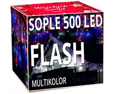 ICICL FLASH 500 LED lauko daugiaspalvės blykstės